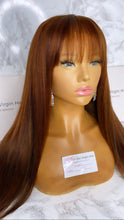 Load image into Gallery viewer, “Ivy” Lace Closure wig auburn